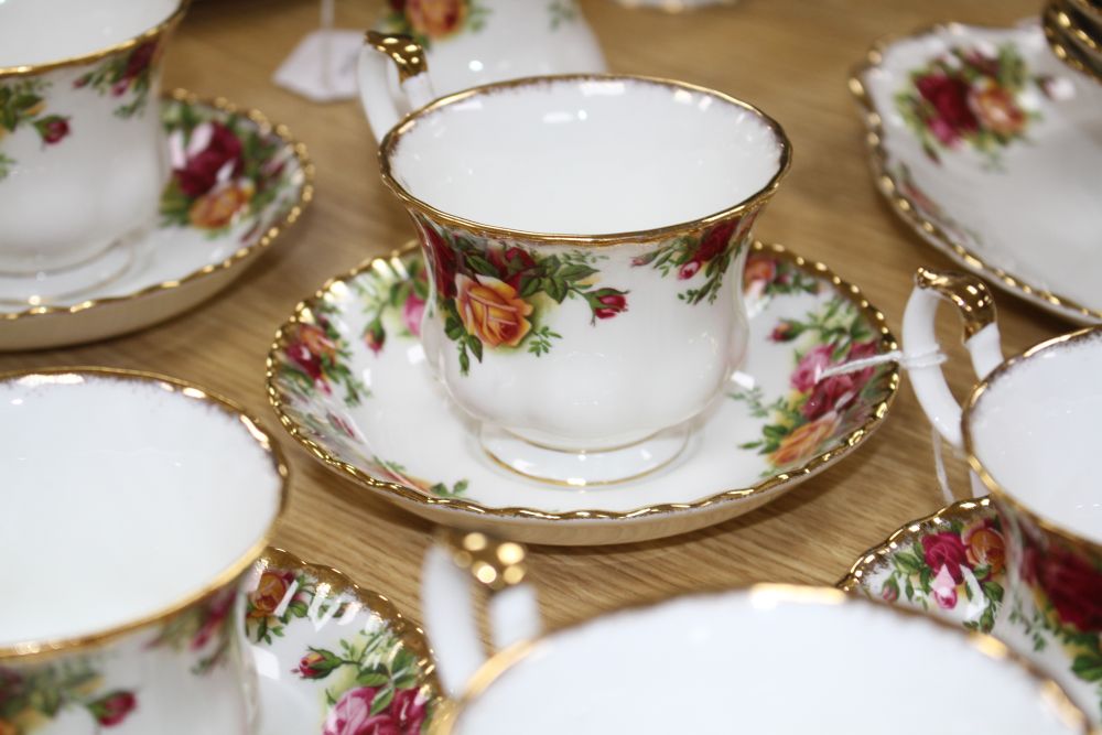 A collection of Royal Albert Old Country Roses tableware (73 pieces),